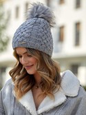 Dark gray winter hat C15 - Online store - Boutique